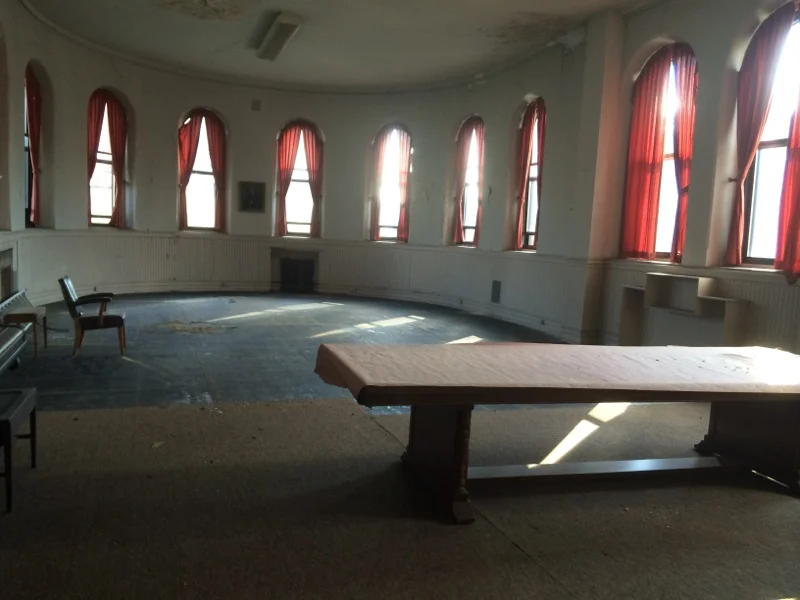 The Philadelphia Design Center room before constuction.