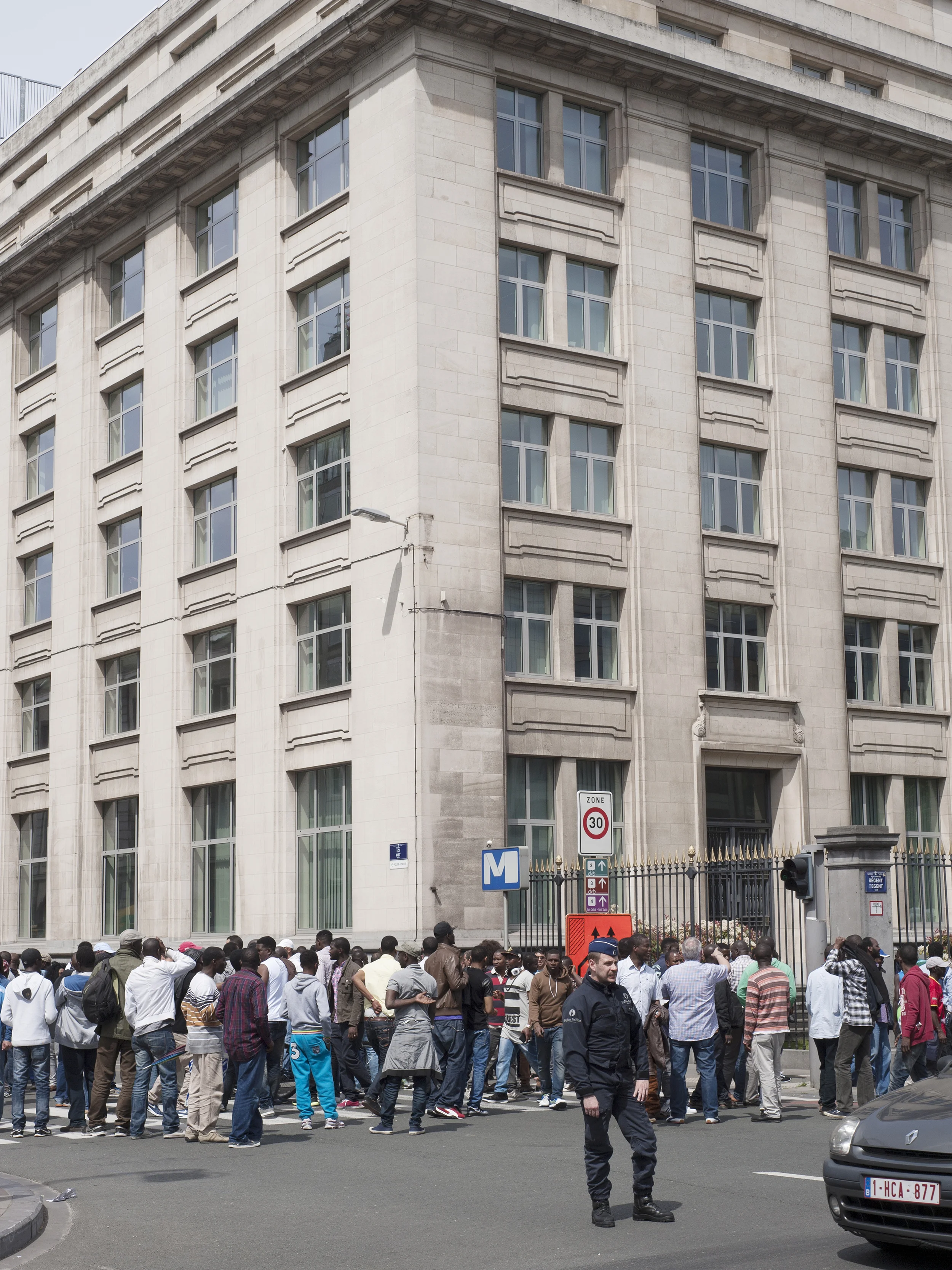 Sans-Papiers, Brussels. 2015