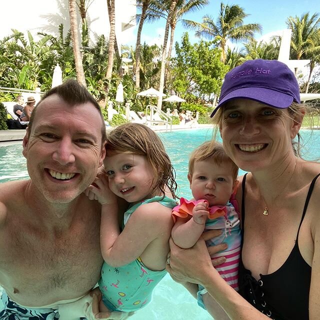 Family pool time! #gratitude 🙏