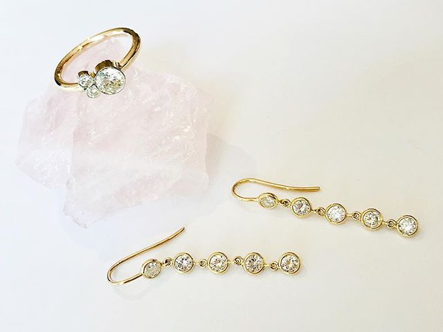 I love recreating something new from something sentimental 💕💎 #marissaalperinstudio #diamonds #customdesign #handmadejewelry #diamondearrings #diamondring #wearablejewelry #love #shopsmall