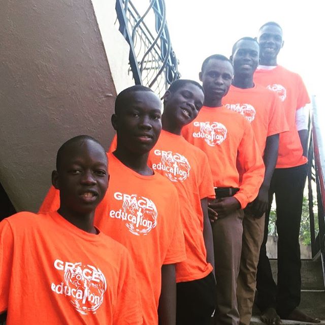 We are so blessed to have Darius, Deo, Pius, Patrick, John and Henry in Grace for Education.  Please continue to pray as they continue to grow in Christ and their educational areas. #graceforeducation #loveugandalife🇺🇬