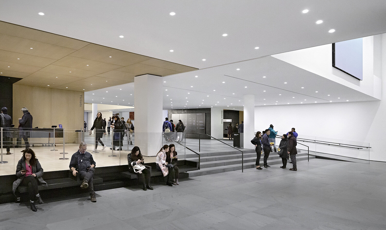 Renovation of MoMA in NYC. Designed by Diller Scofidio + Renfro 