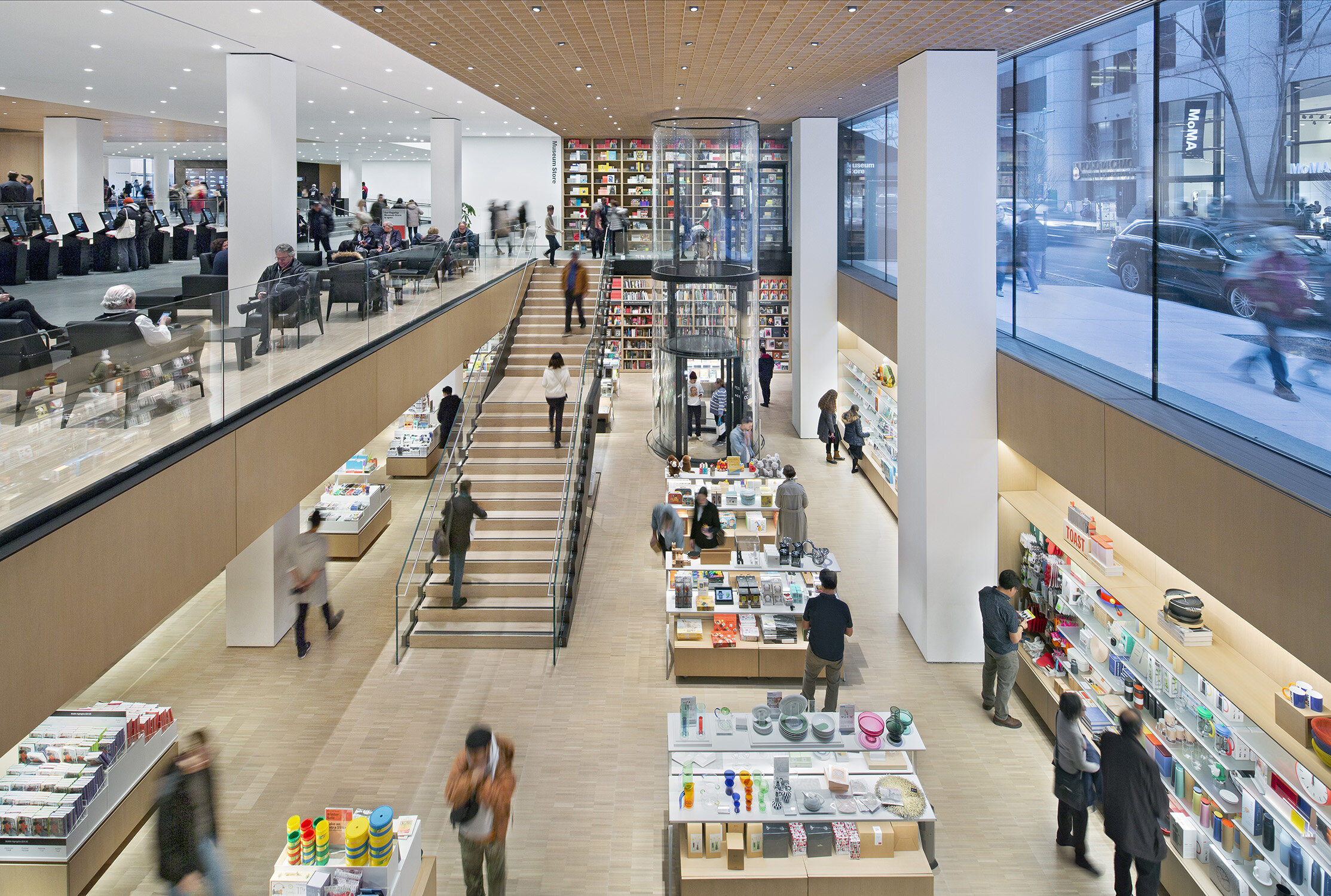 Renovation of MoMA in NYC. Designed by Diller Scofidio + Renfro 