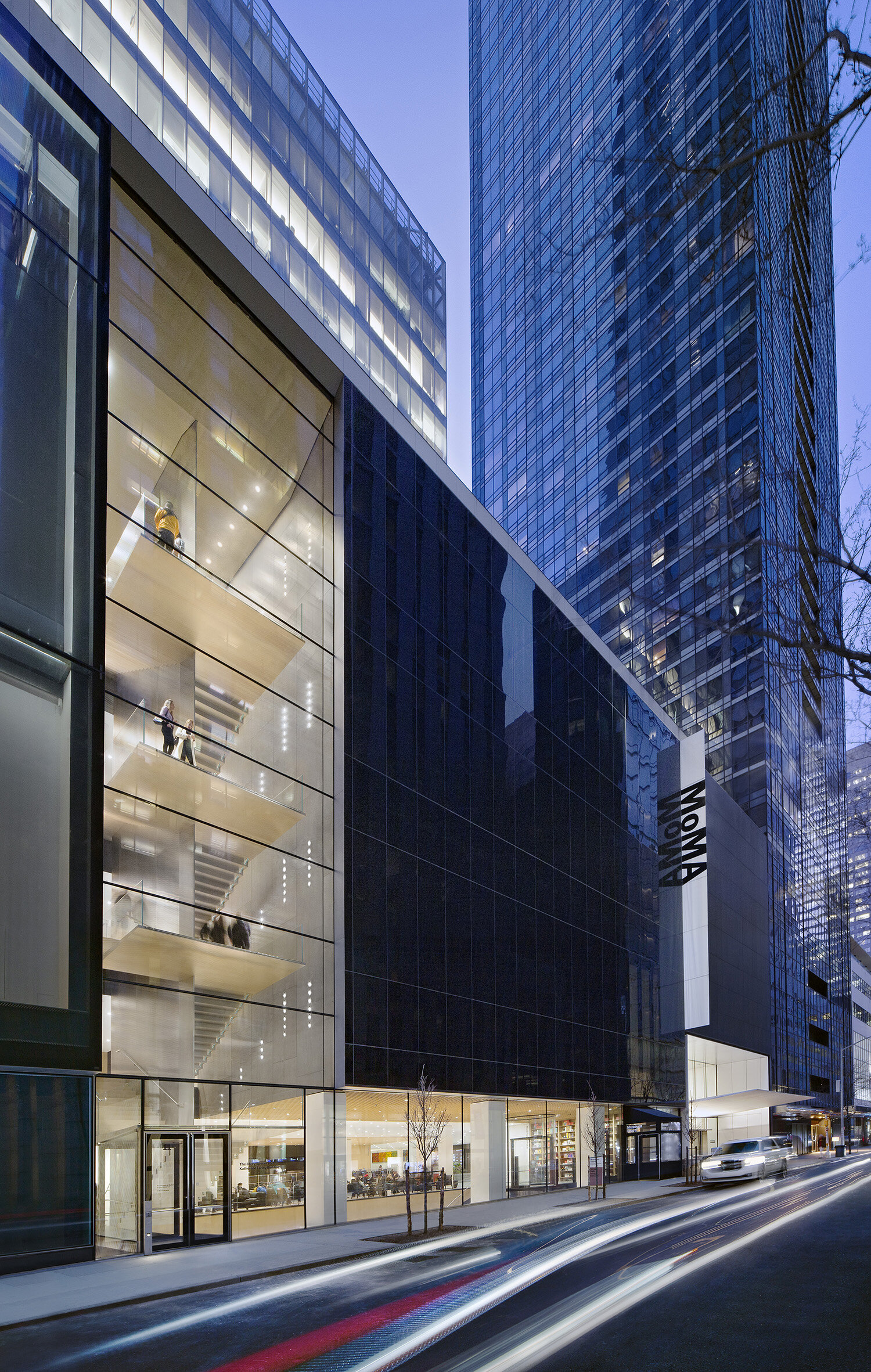 Renovation of MoMA in NYC. Designed by Diller Scofidio + Renfro 