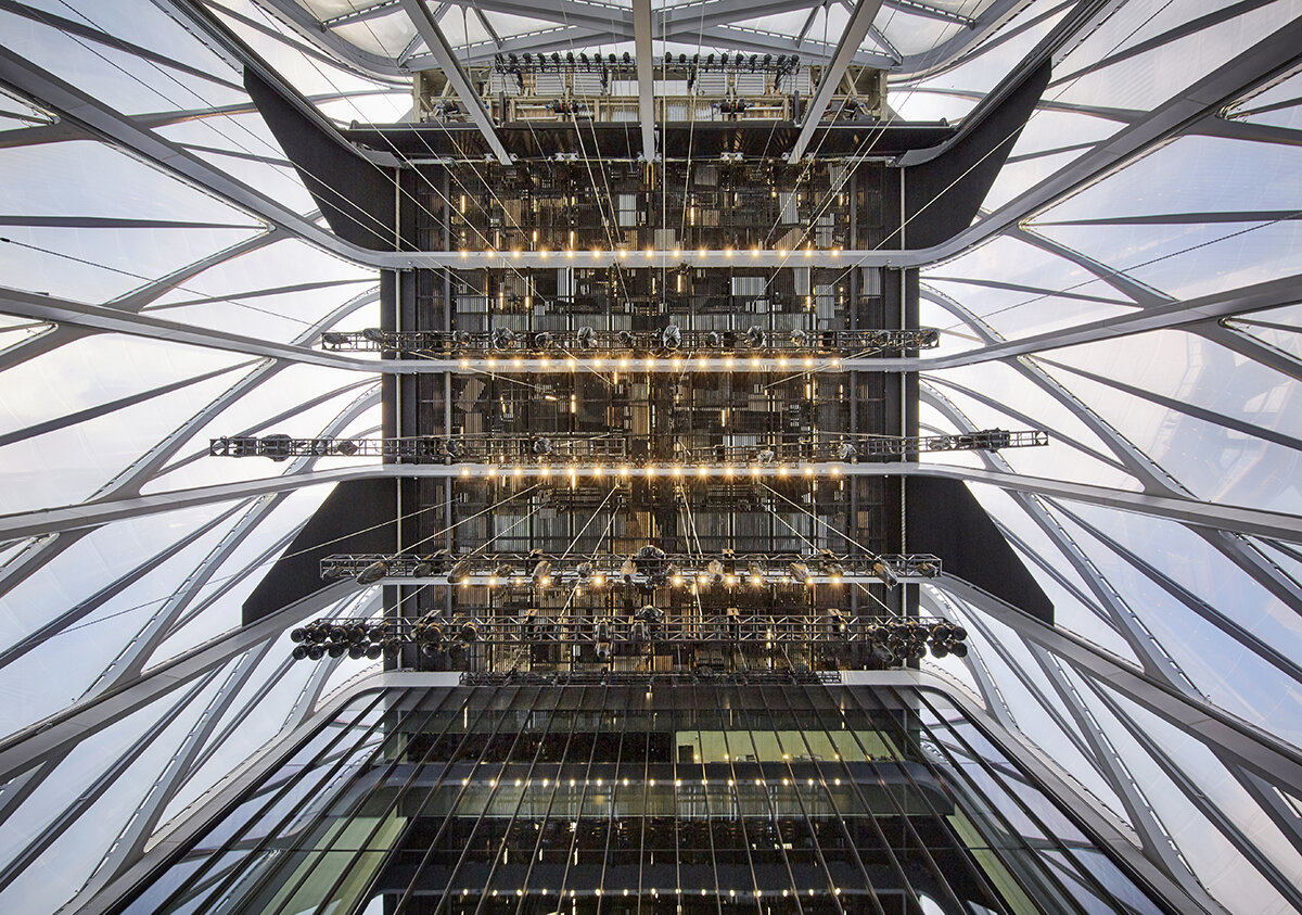 The Shed at Hudson Yards in NYC. Architectural photograph by Joh