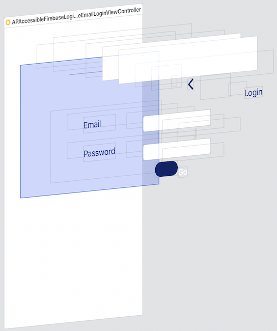 The container view when the keyboard is onscreen