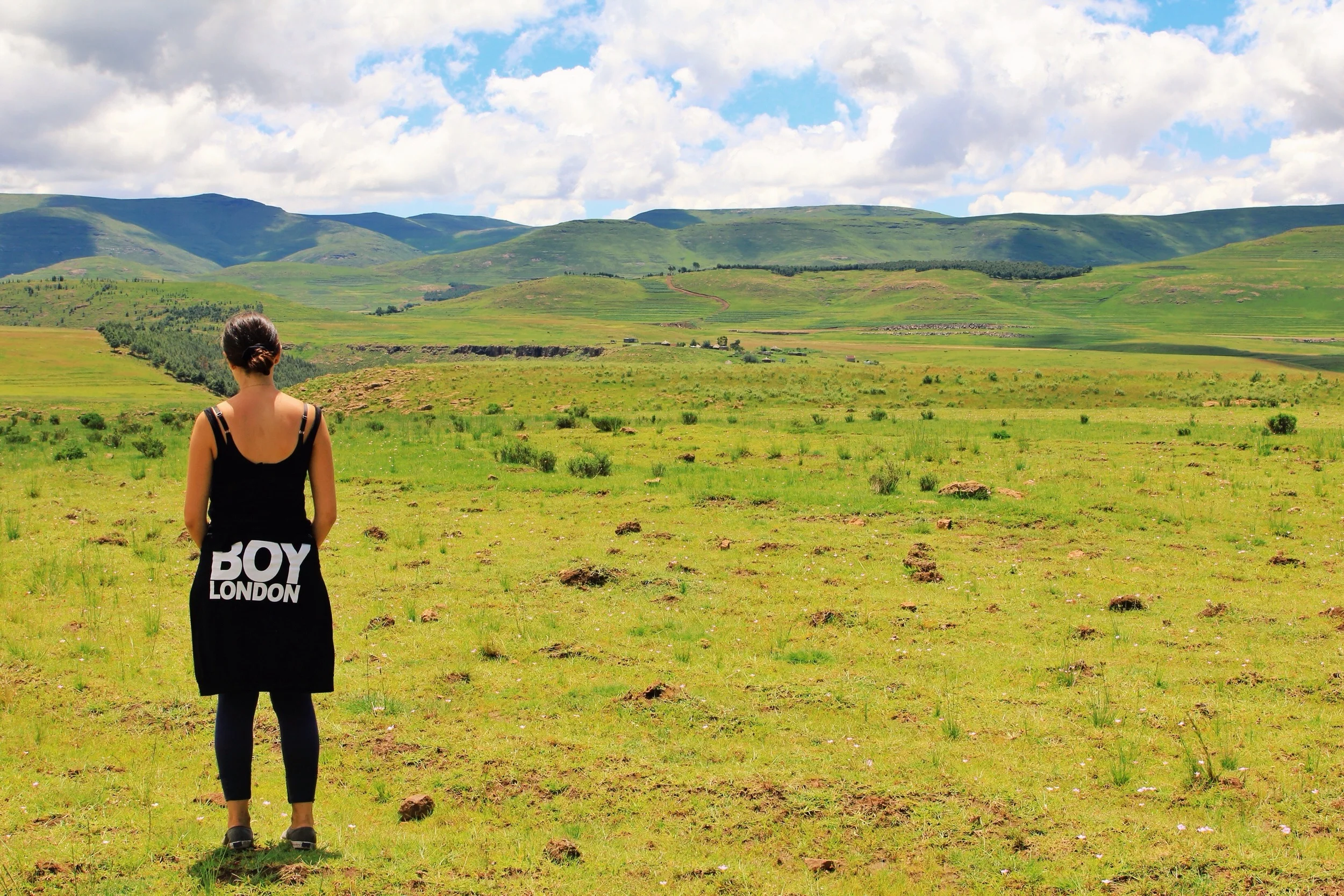  We drove five hours into this country to get to a tiny, little place called Semonkong ("Place of Smoke"). Pretty sure I was able to count how many tourists there were on one hand!   
