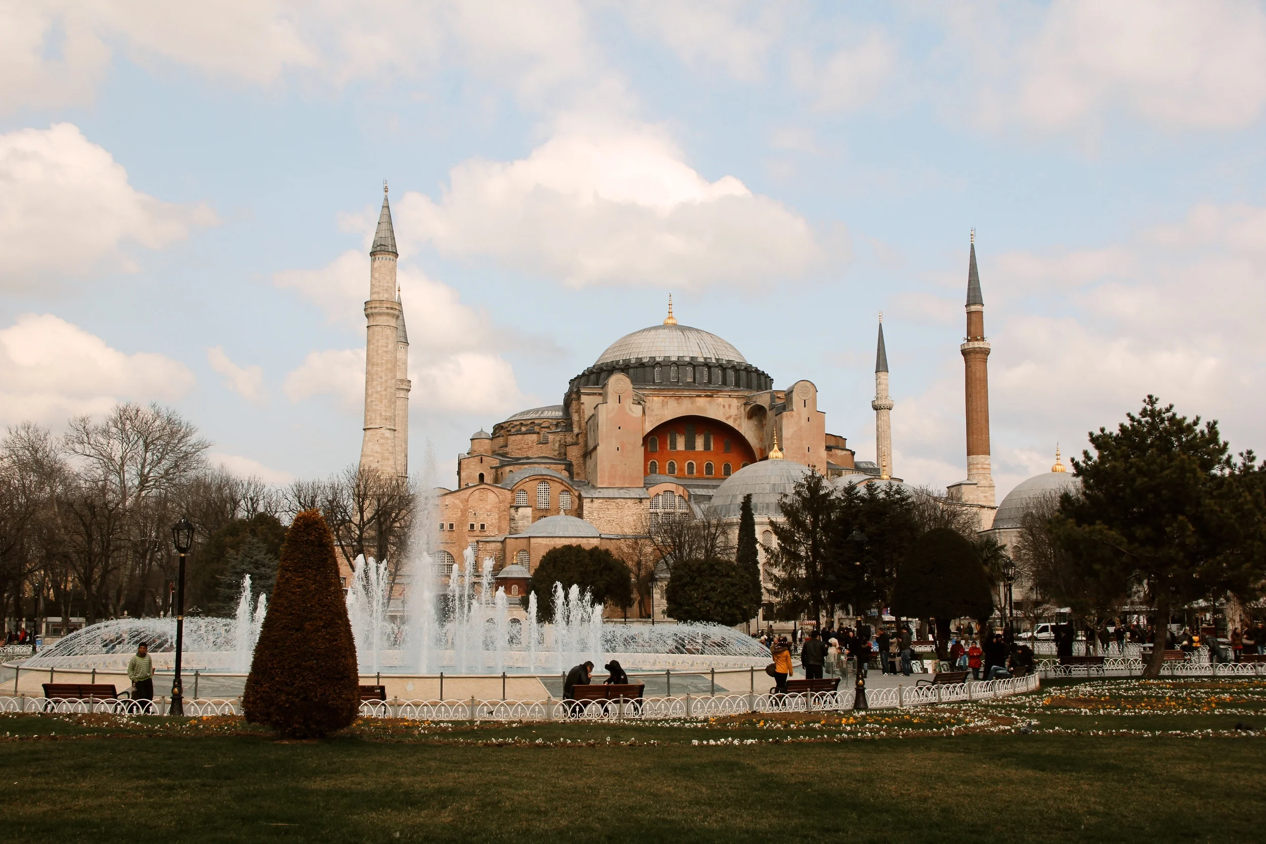 The Blue Mosque, also known as the Hagia Sofia.