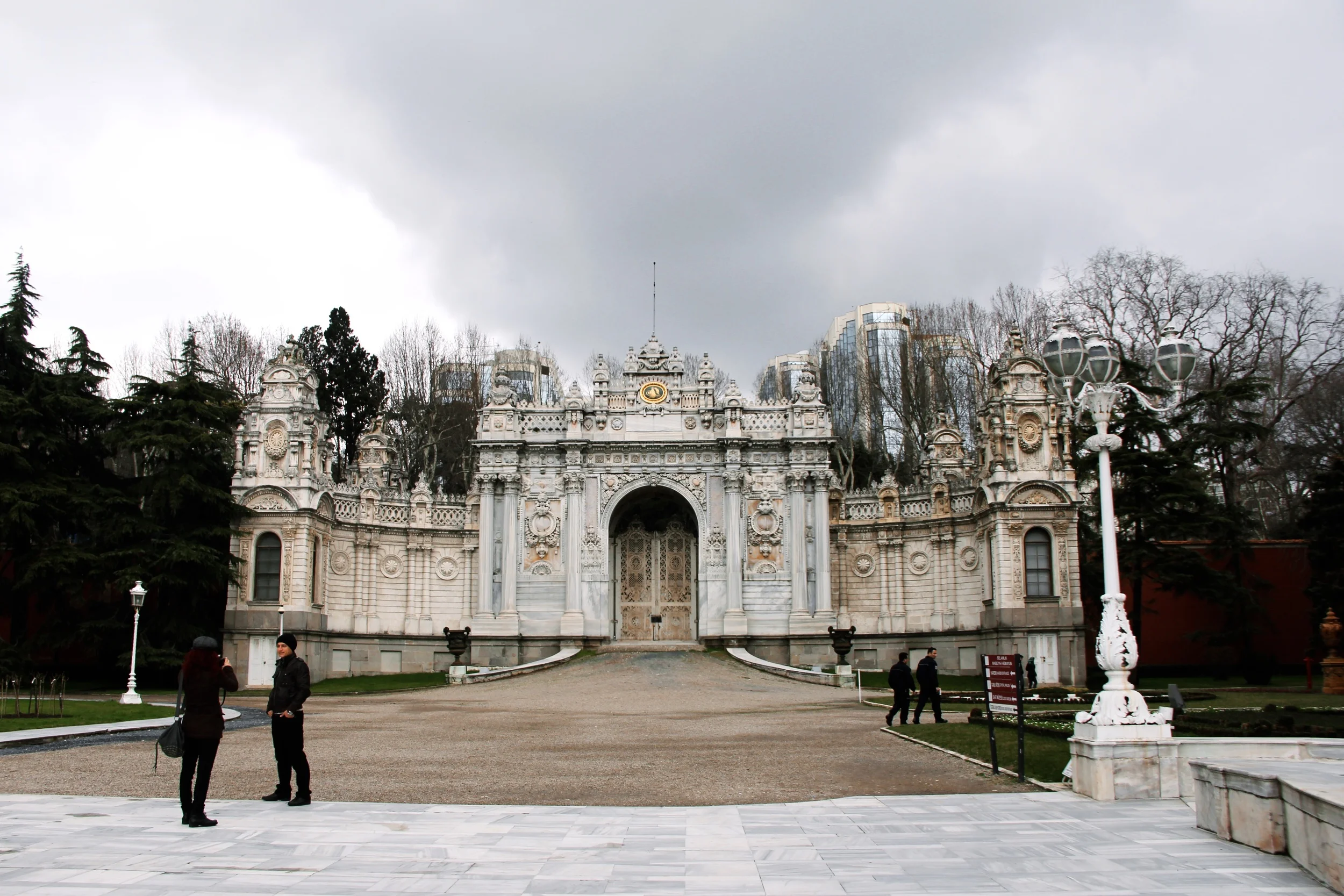 One section of the Dolmabahçe Palace. It has a beautiful view of the Bosphorus! 