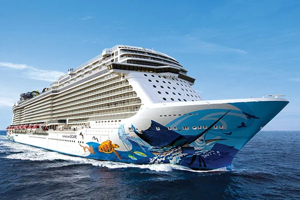 INAUGURAL - Largest cruise ship when built, Norwegian Escape