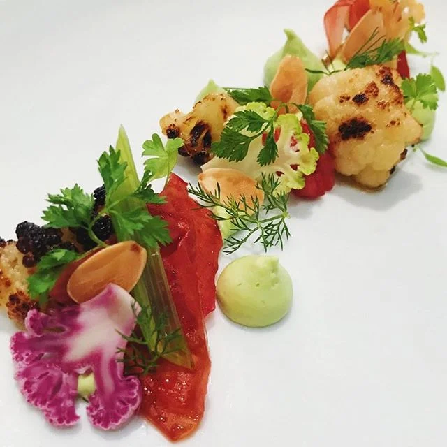 #Michelin #restaurants, #Virtuoso #hotels. Custom curated itineraries available worldwide. MichelinTours.com. DM for more information. . . .
Course 1 of #3courses from @perseny, awarded 3 Michelin stars for the last 14 years, every year it’s been awarded in NYC. When repositioning for your cruise or international flight, it helps to eat light the night before. A #workofart, this #salad is a great opener to a light trio of courses.
#soignefood #artofplating #luxurytravel #culinarytravel #culinarytour #luxurydining #luxuryhotel #luxuryrestaurant #luxurytours #luxurytour #luxurytrip #luxurytraveler #aspen #FoodandWine #foodandwineclassic
#🥗: @perseny
・・・
Salad of Charcoal-Grilled Cauliflower | Marinated Fennel, Winter Chicories, Toasted Almonds, and “Green Goddess” Dressing #cauliflower #perse