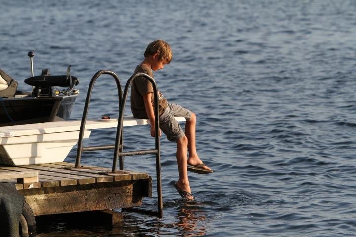 Sitting on the Dock