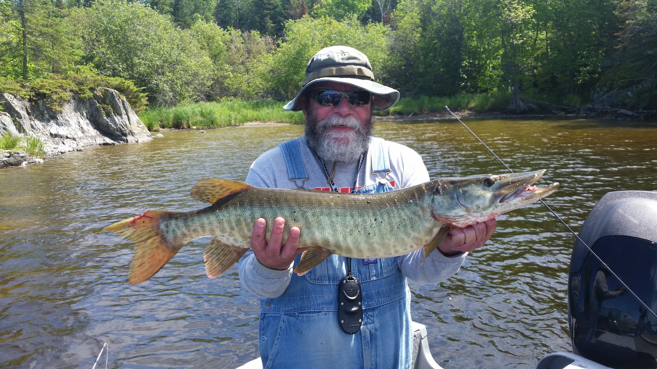 and his Muskies!!!