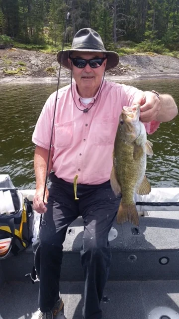Jerry LOVES his Bass fishing...