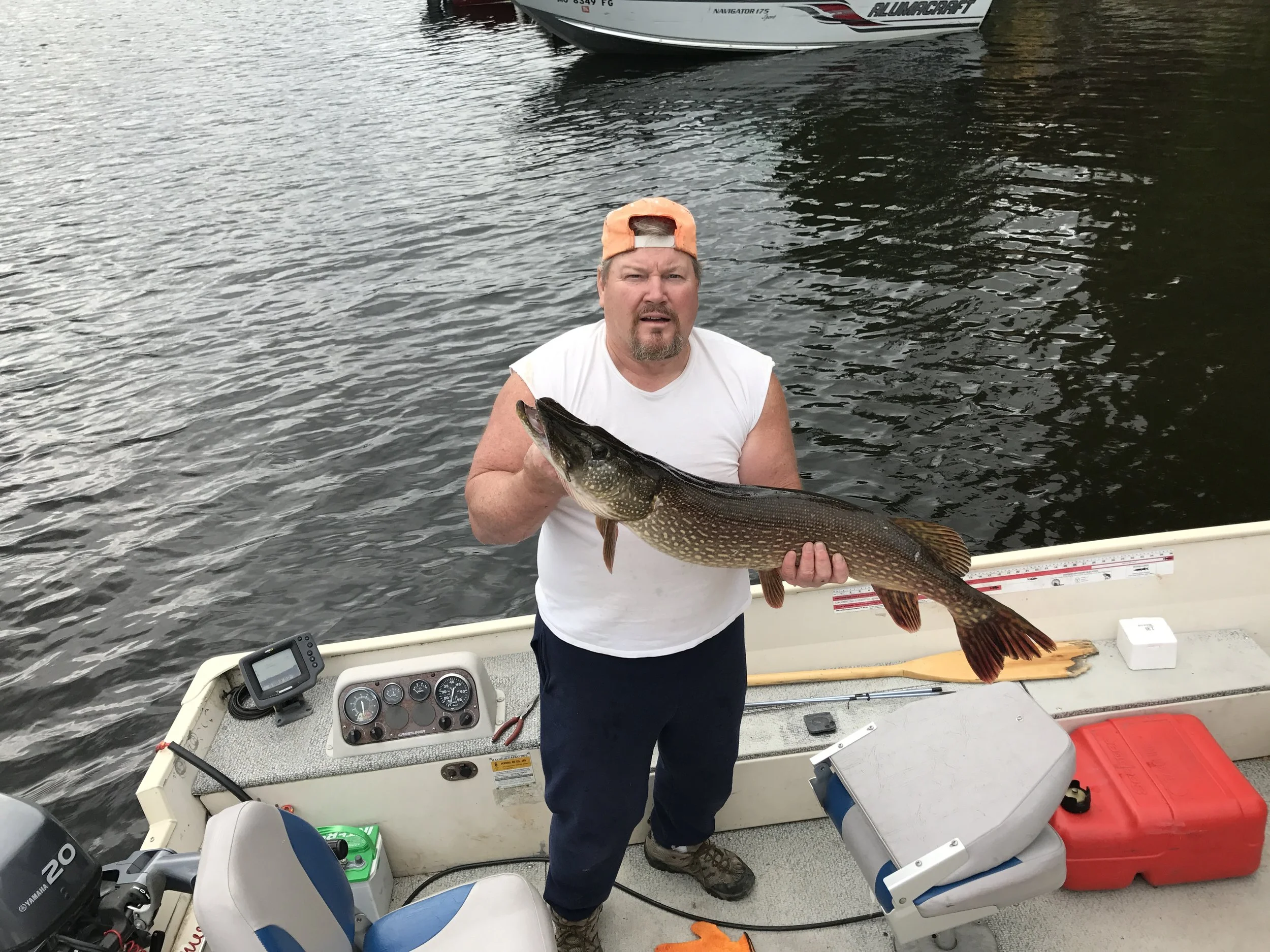 Bob's 39" Northern - not too shabby for the first time out this year... This fish had some poundage...