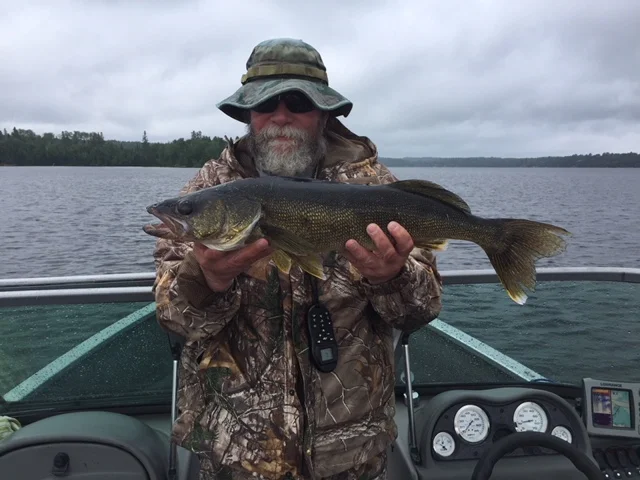 Lee's 26.5 inch Walleye; five minutes later a 28 inch!!