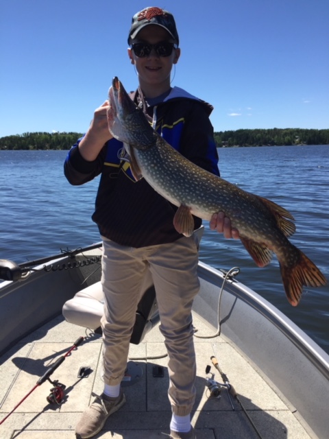 Karson does do well with all species! Mind you, he had a good guide! Grandpa slipped me $5 to add the last bit....