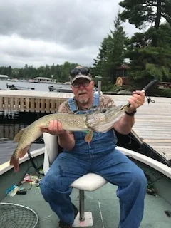 Ron wanted a catch-and-release Northern. He GOT one!!!!