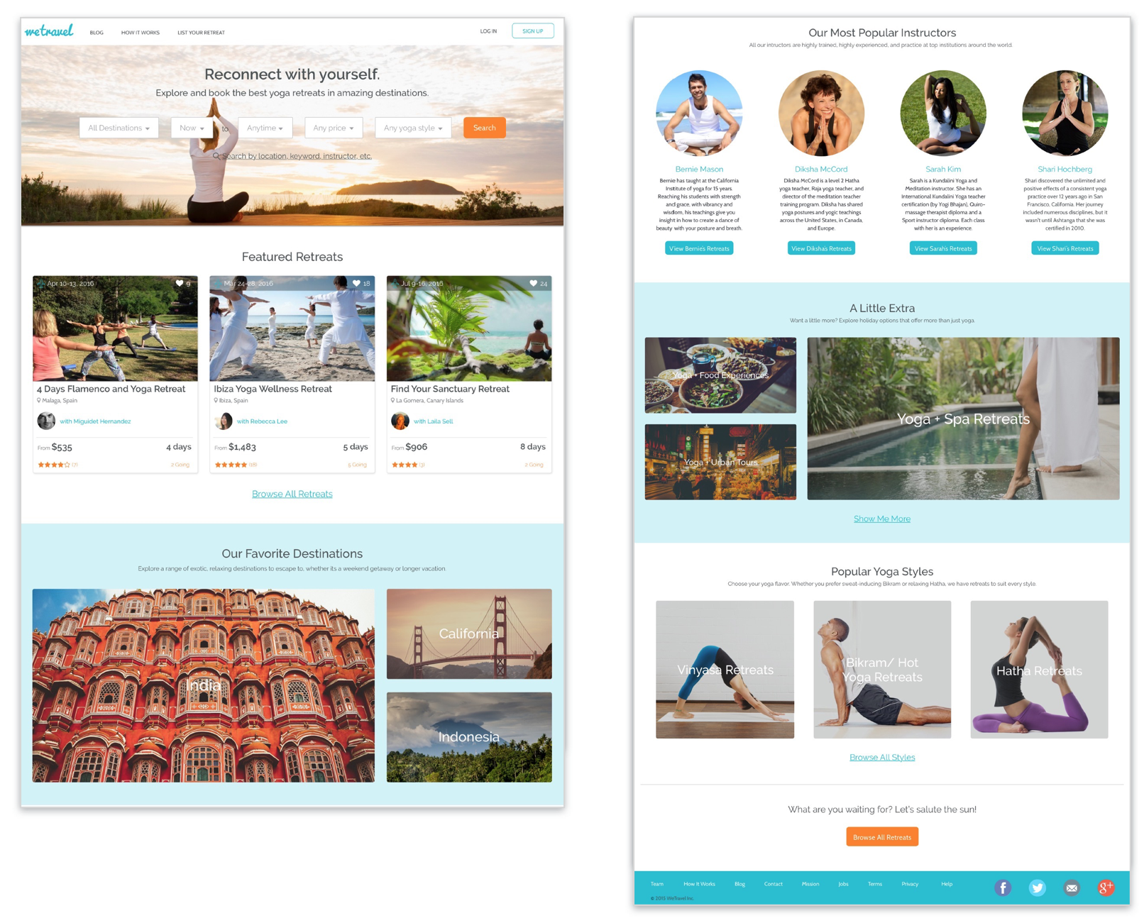 Yoga Landing Page