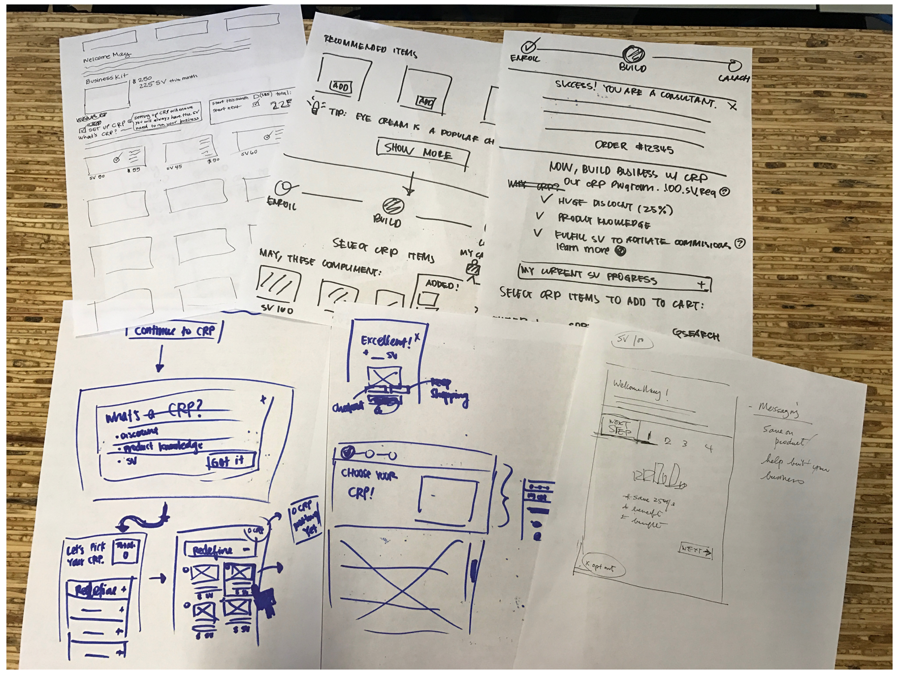Sketches from our design studio