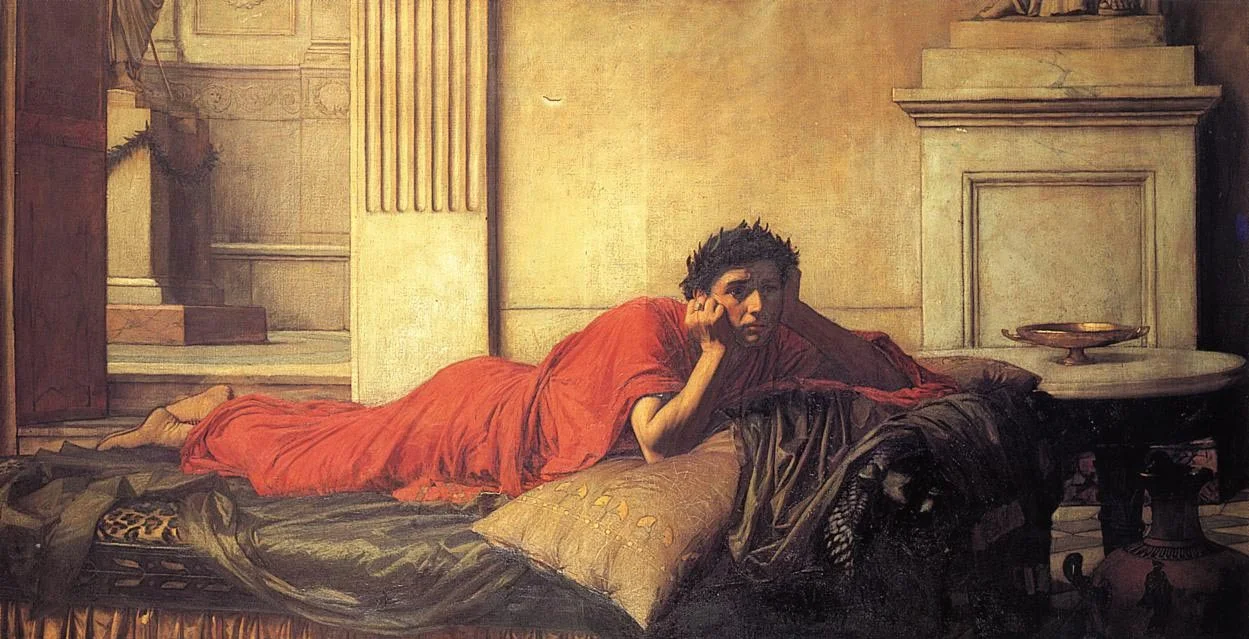 Nero - taking a break from fiddling and burning people