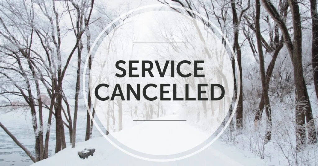 Services Cancelled (1/25/26)
