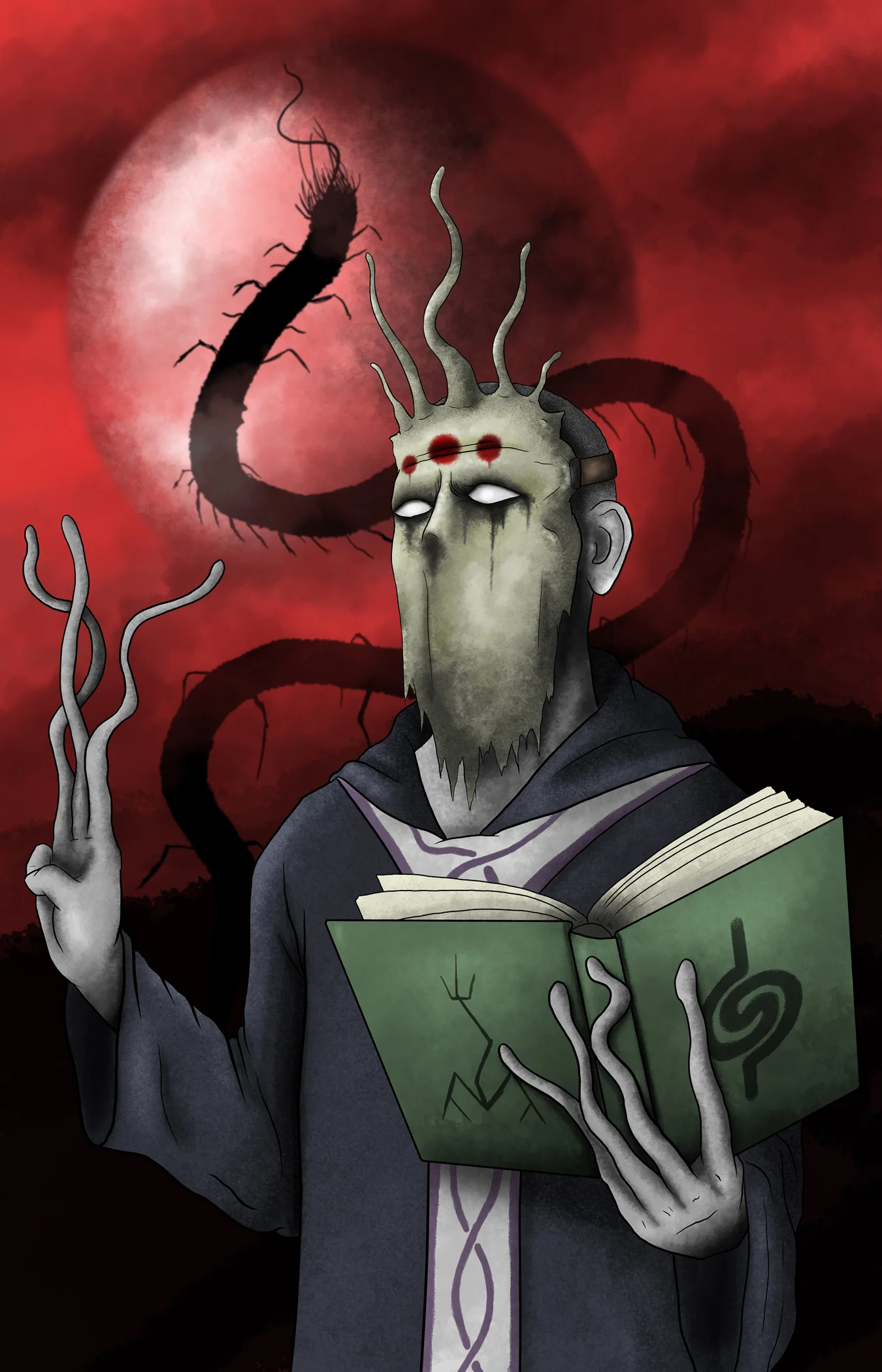 “The Wurm King” - December Patreon Print