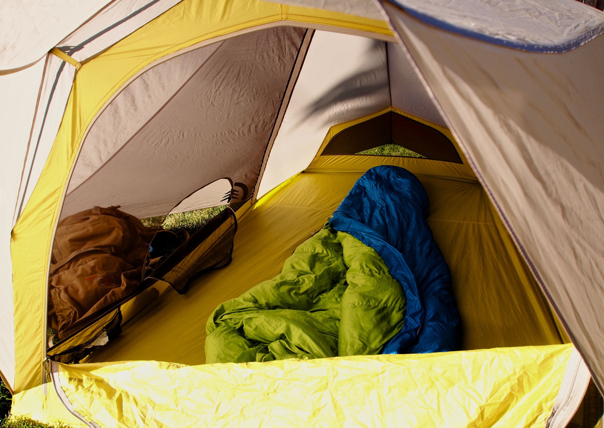 The interior of the Lightning 2 FL has an internal peak height of 42.5 inches and just over 30 square feet of space making it a great option as solo shelter.