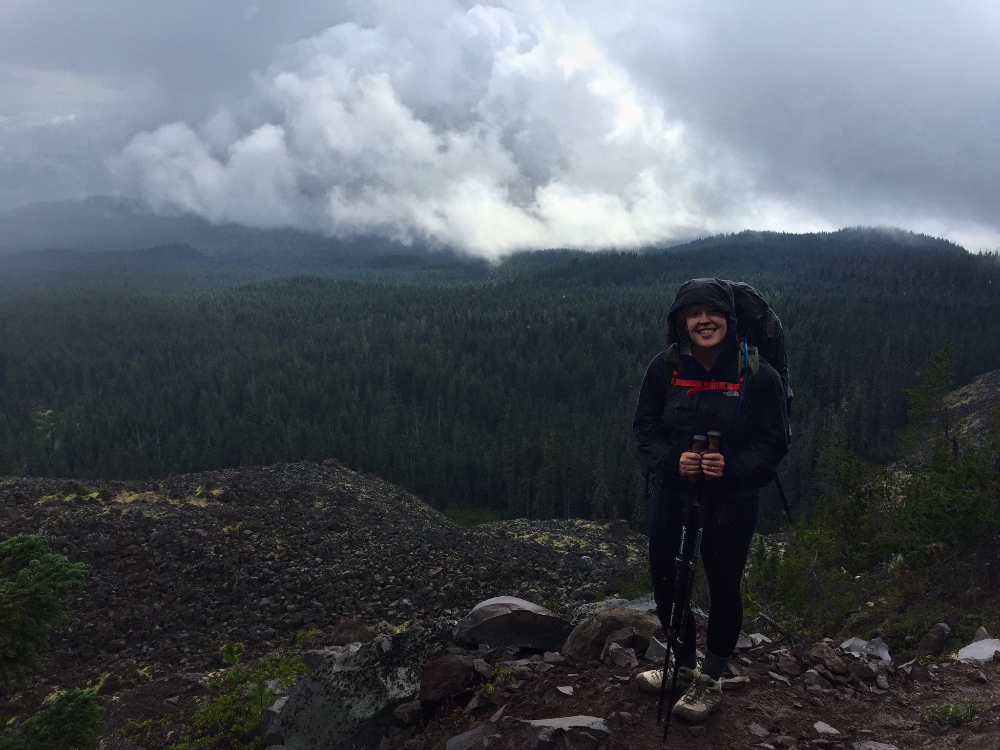 All smiles during one of the first rain showers. This one clearly had no trouble finding it beautiful.