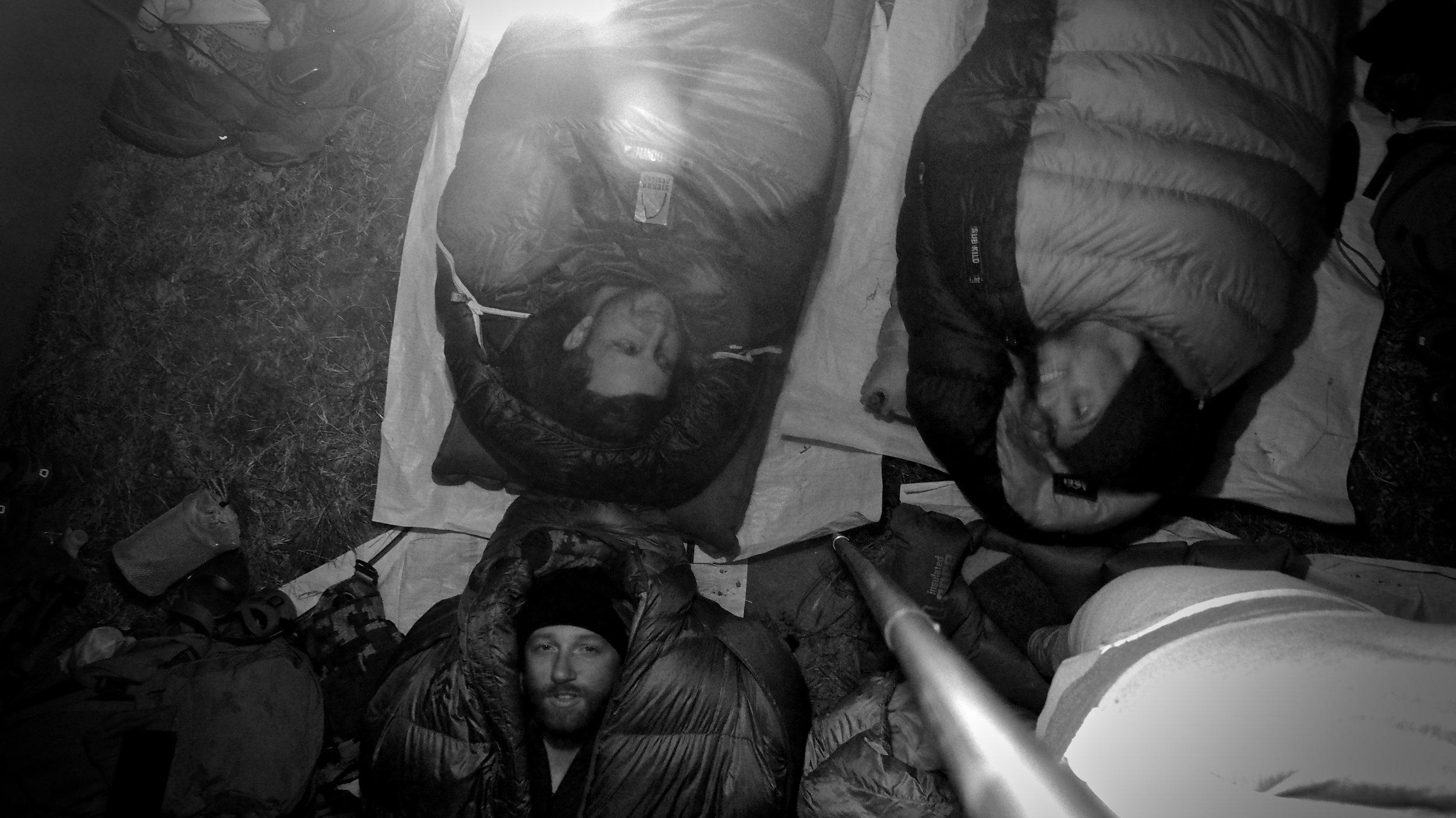 Four dudes, no problem. We had all the room we needed. Notice the picture was taken by my friend who was standing up at the time.