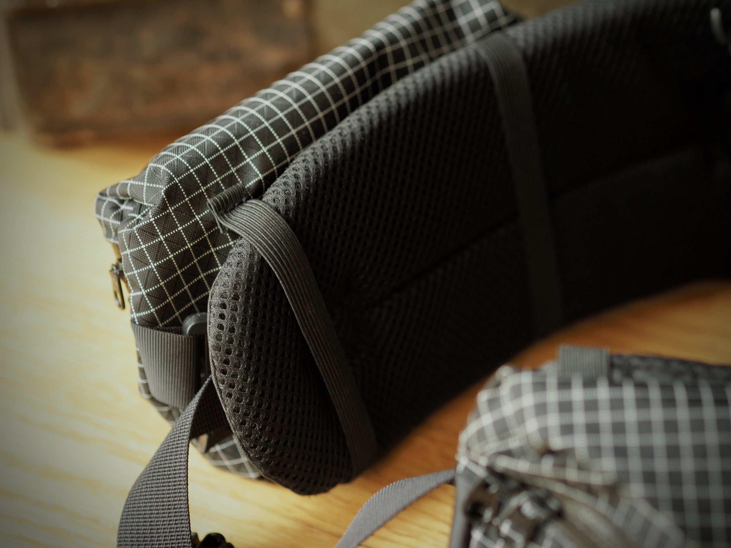 Removable hip belt pouches.