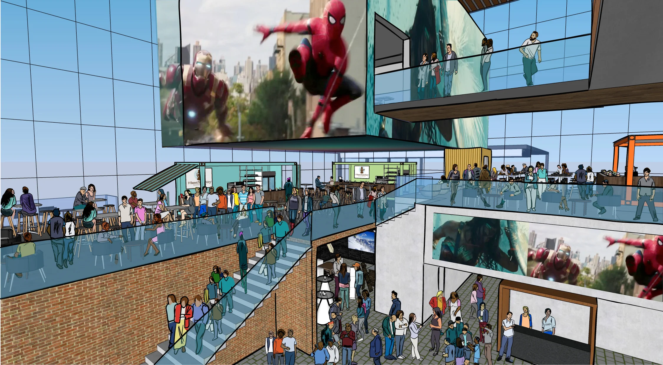 revelhouse cineplex rec room pitch