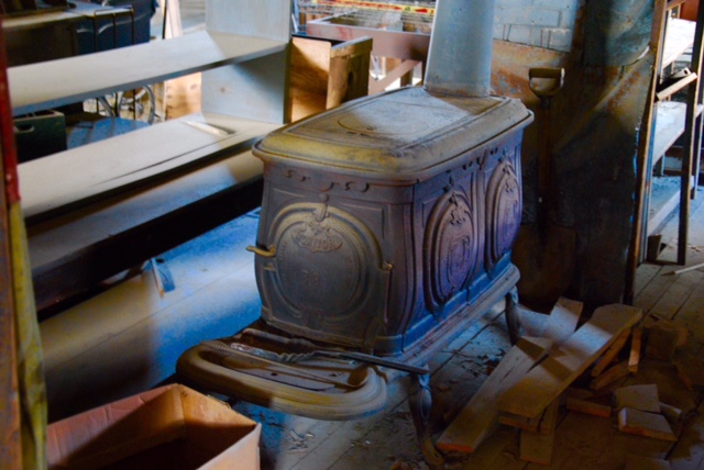 Original store wood stove