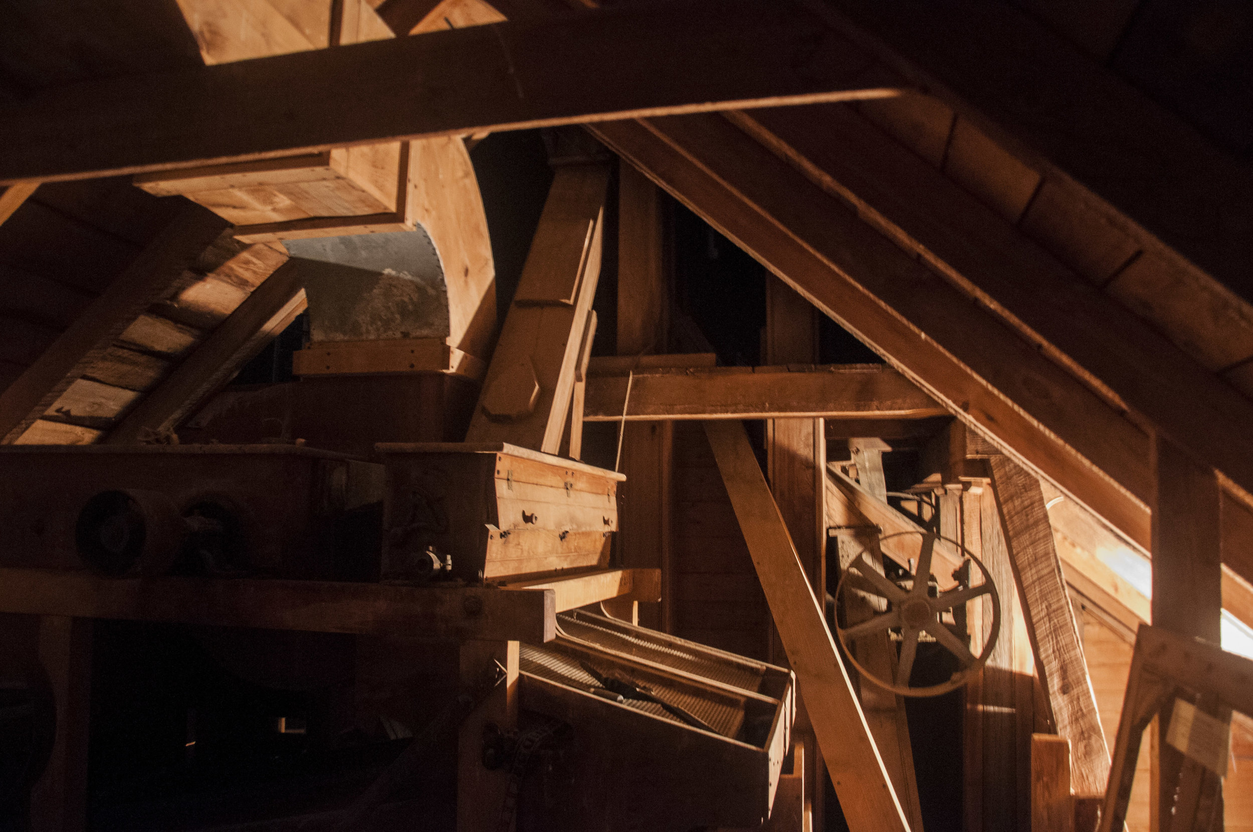 Rafters, Mill interior