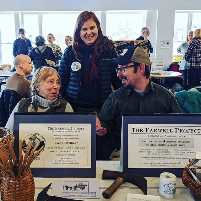 We'll look at that, a board member and two volunteers representing Farwell's at the Belfast Co-op annual meeting! Happy Sunday everyone!