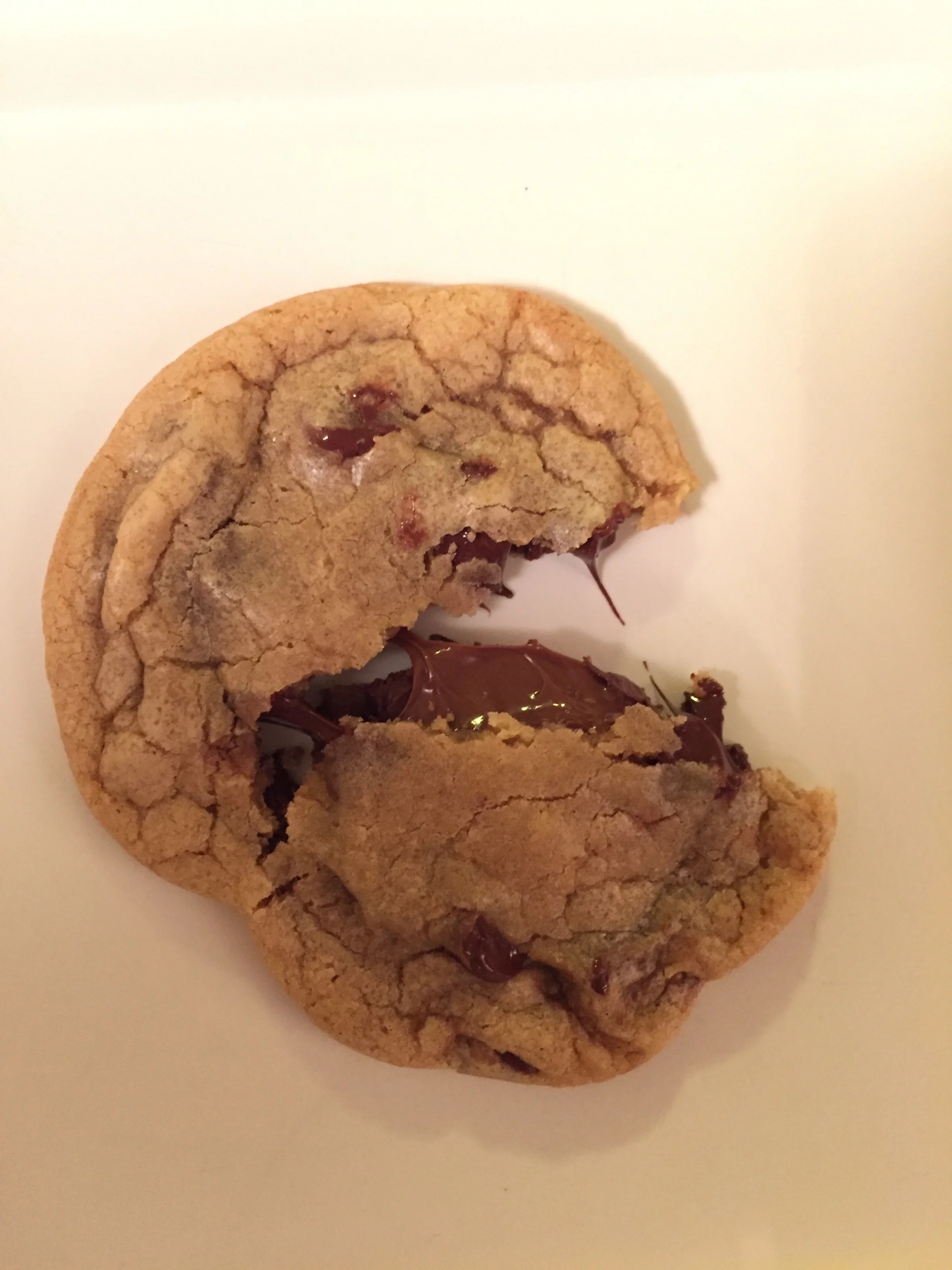 Nutella-filled Chocolate Chip Cookies