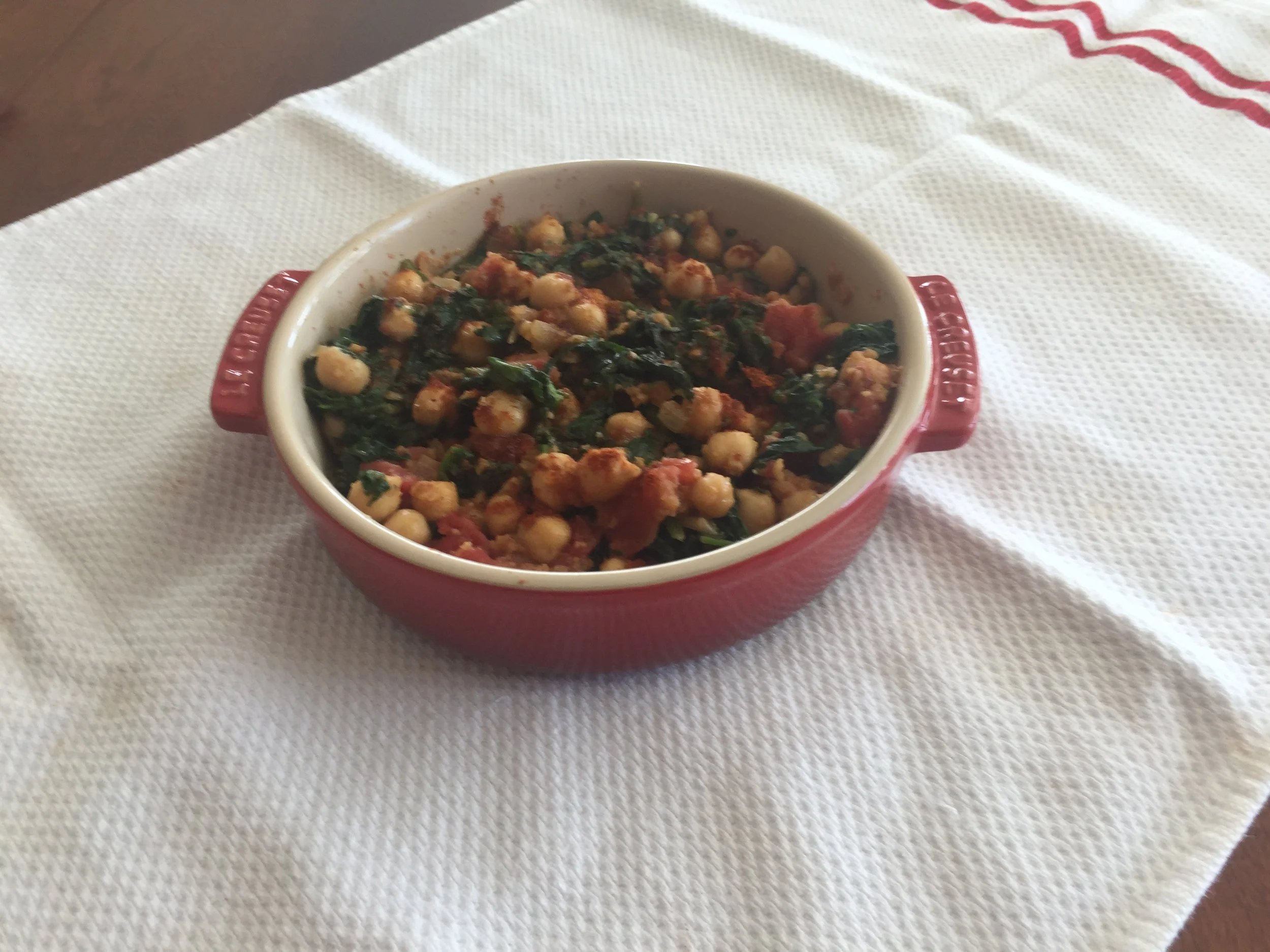 Espinaca con Garbanzos - Spinach with Chickpeas