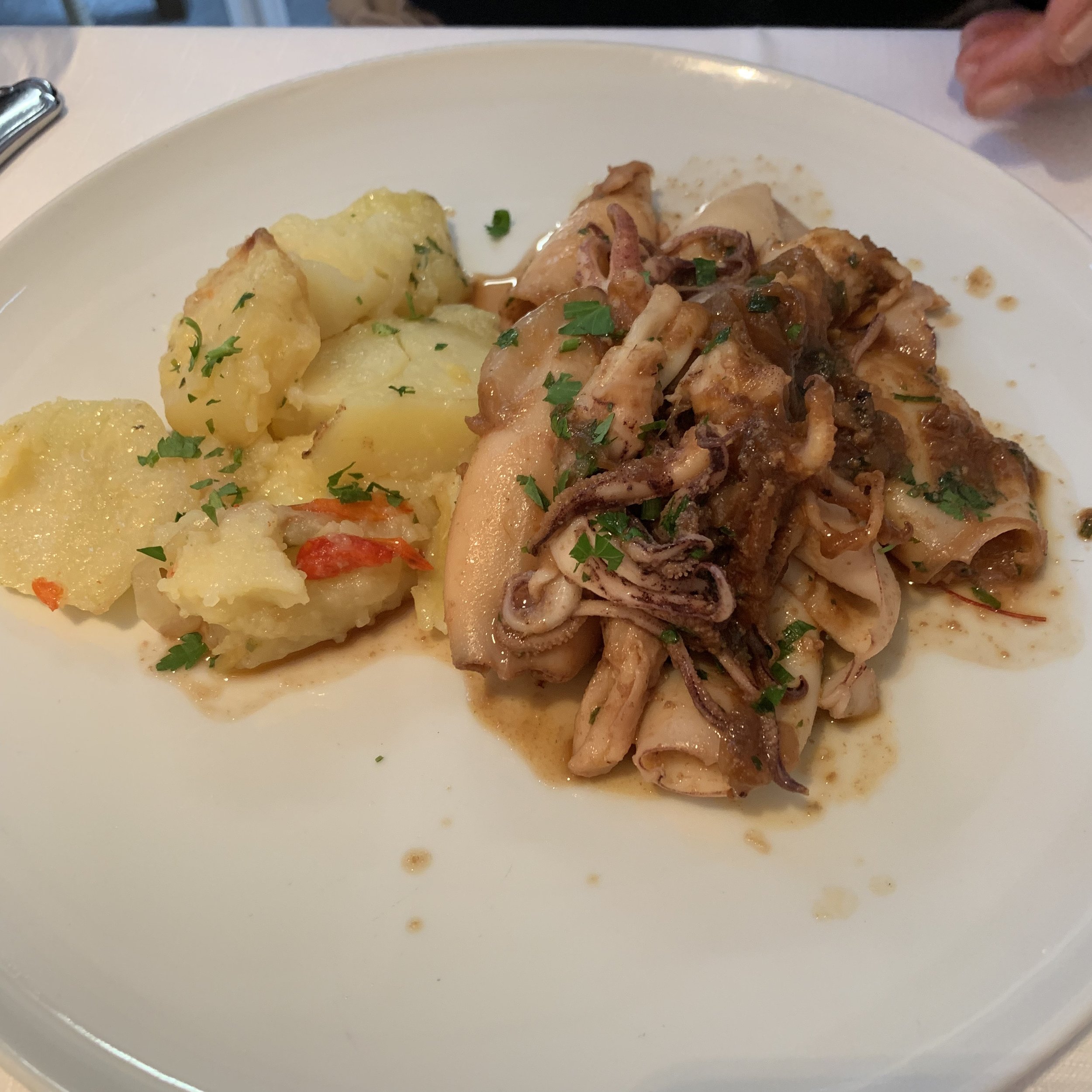 Stewed Squid with Potatoes