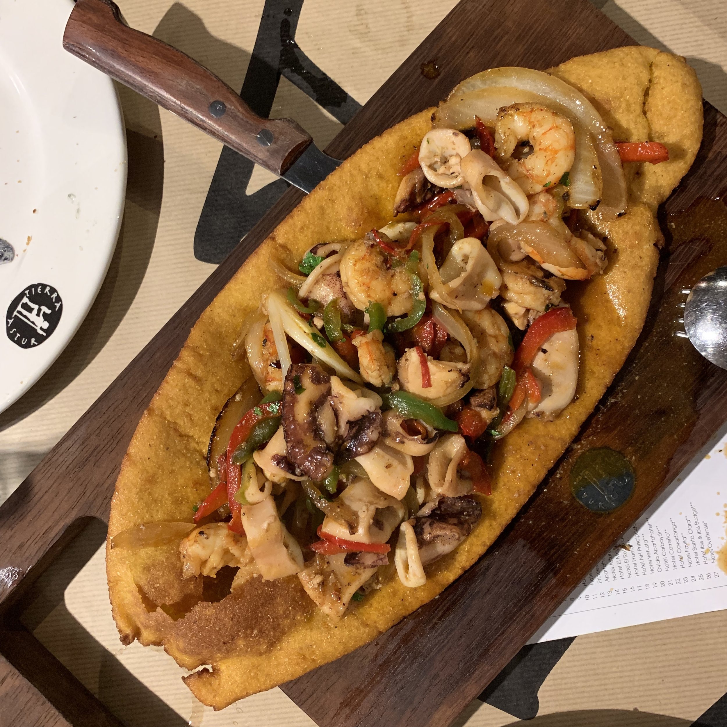 Torto with Seafood - Tierra Astur