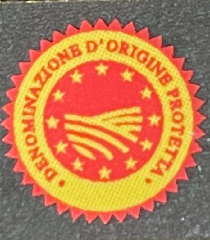 Red and Gold DOP Stamp
