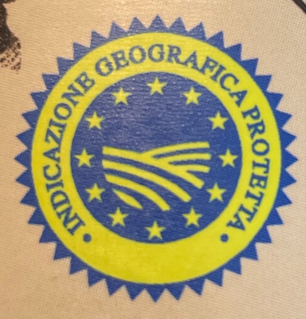 Blue and Yellow IGP Stamp