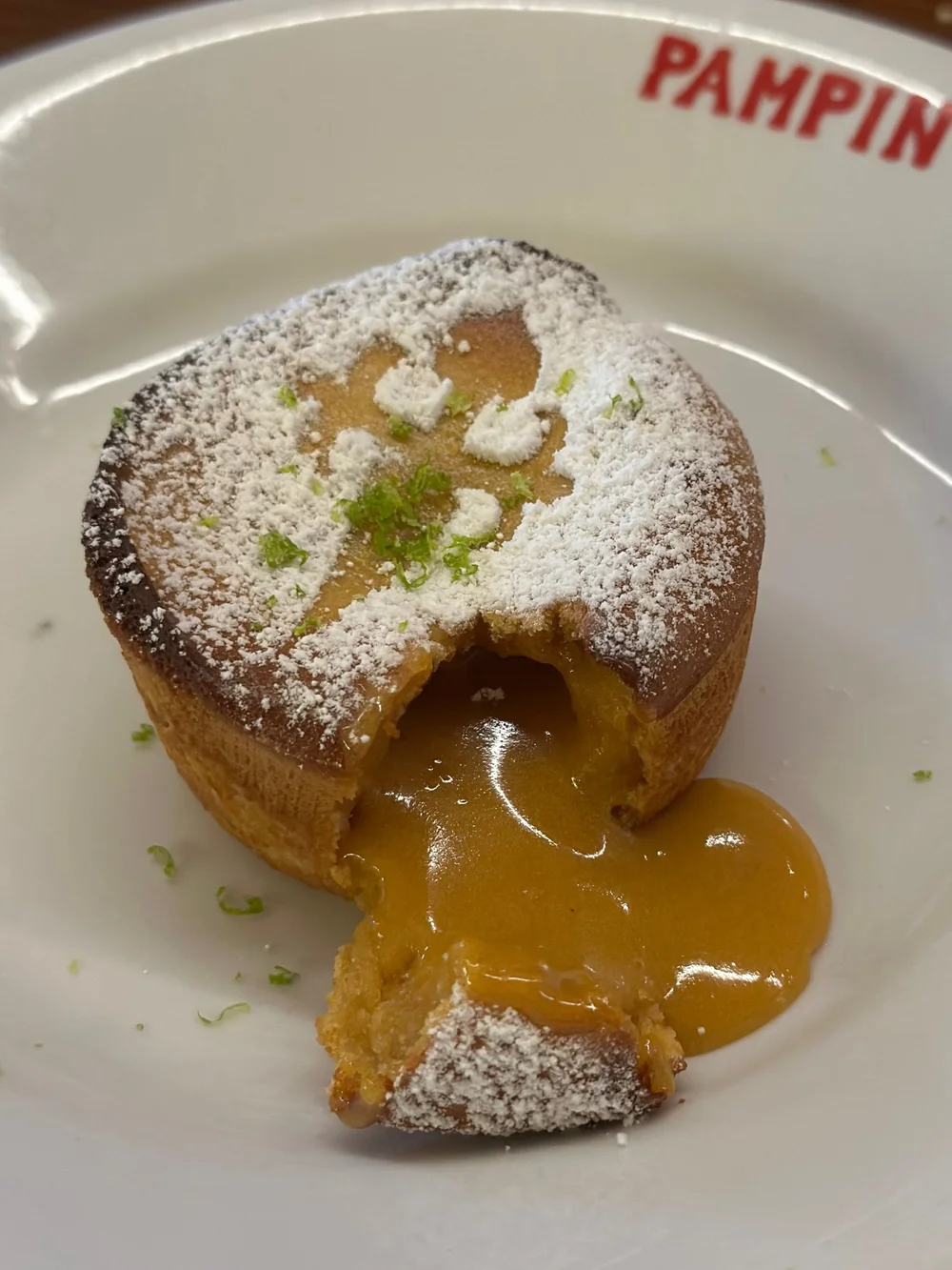 Tarta de Santiago "Coulant"