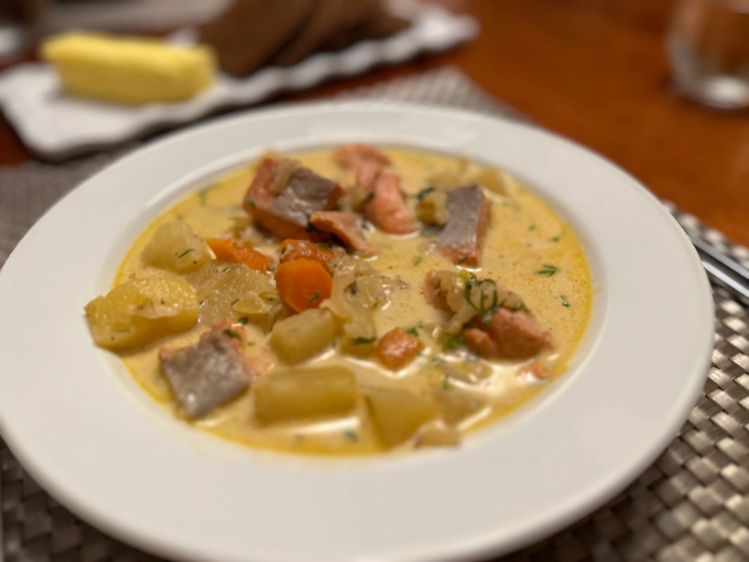 Lohikeitto - Finnish Salmon soup