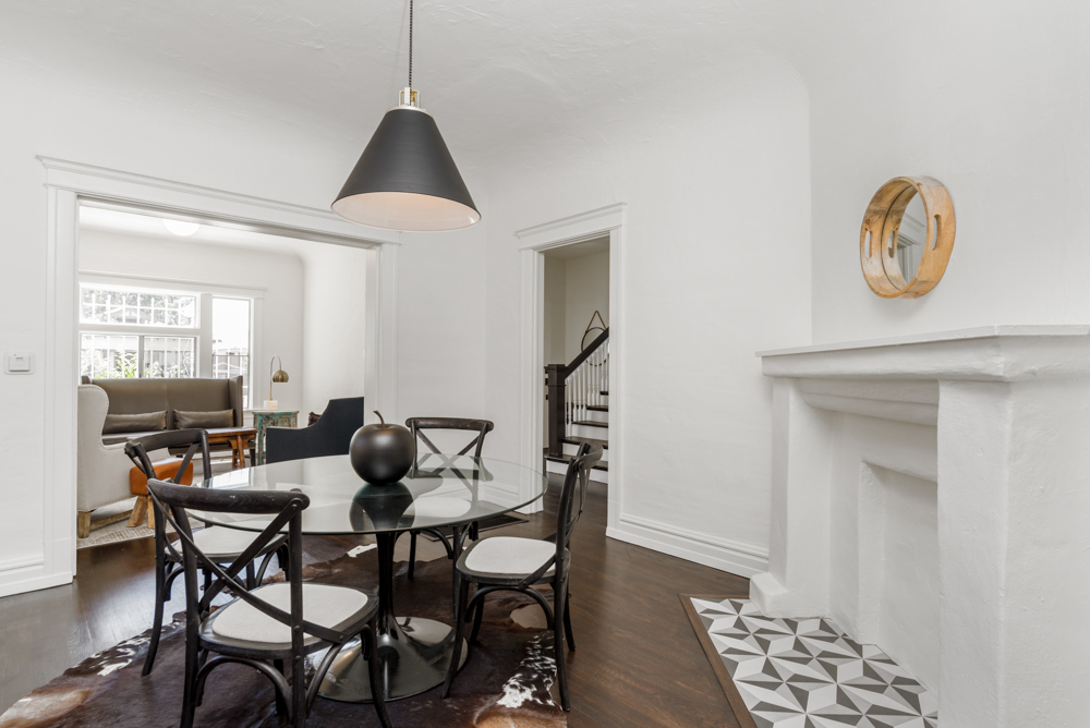 After - Dining Room with view of living room