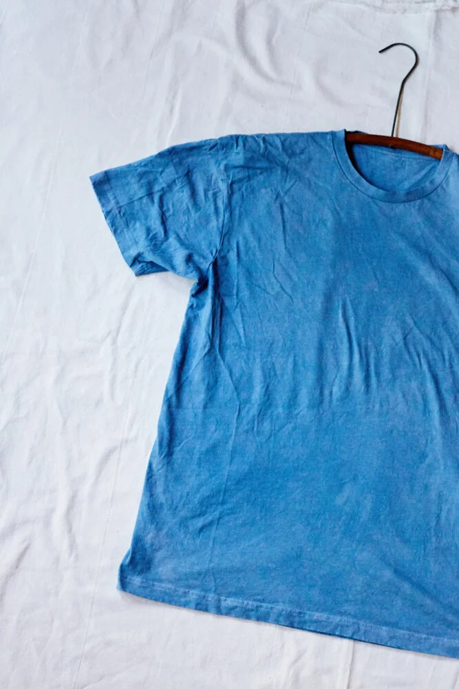 Prospect Pine indigo T-shirt (no pocket)