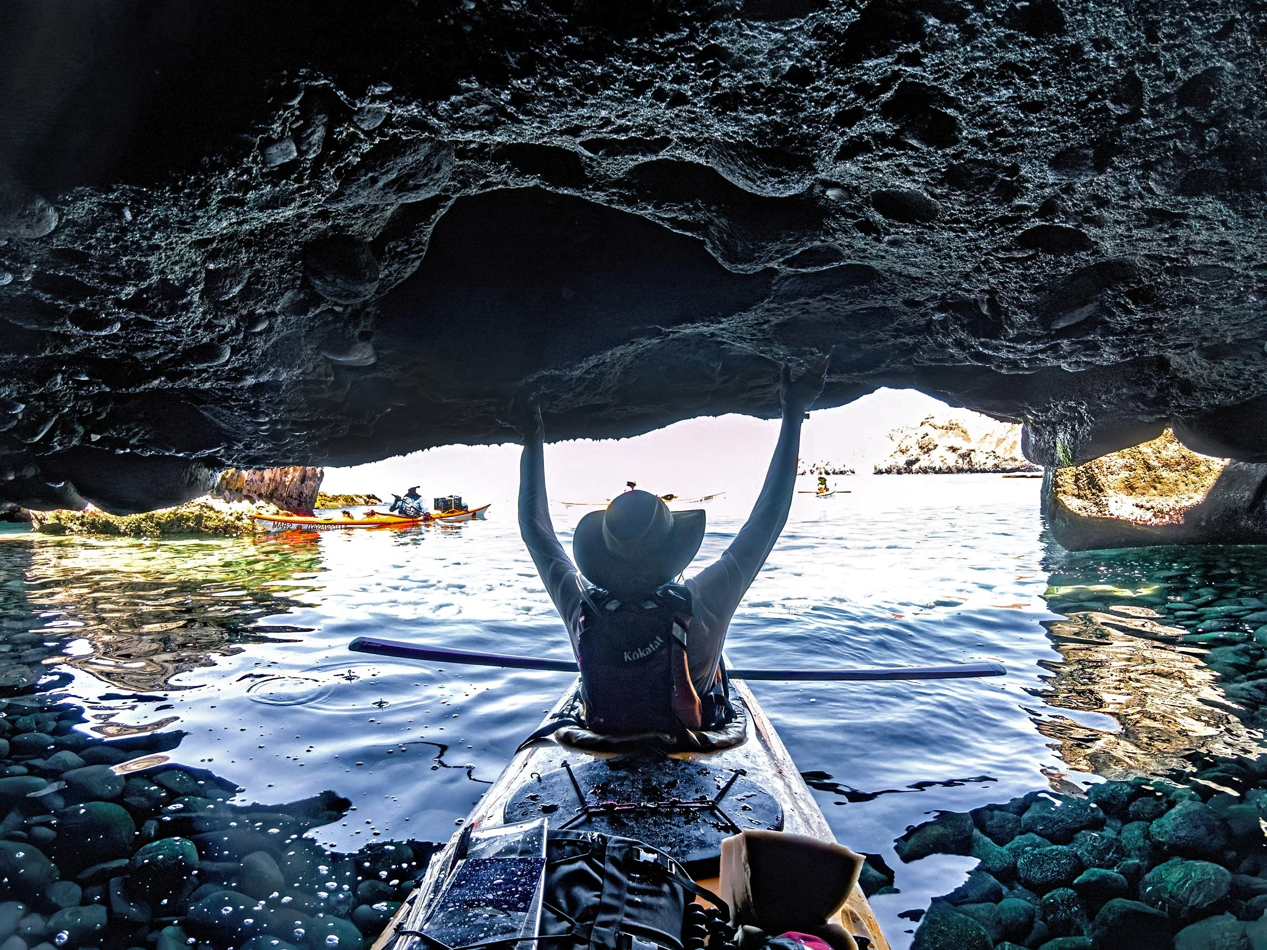 Kayak Caving, Baja