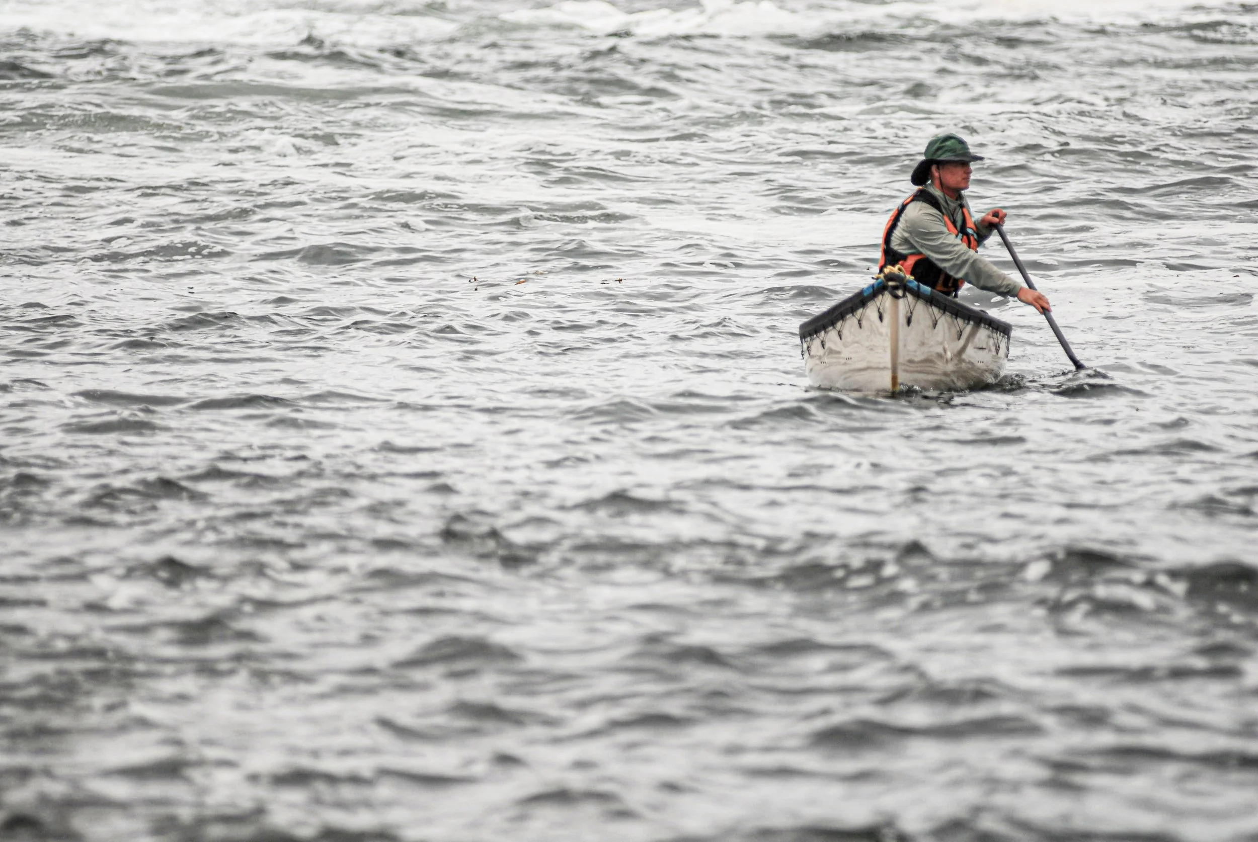 Big water, big canoe