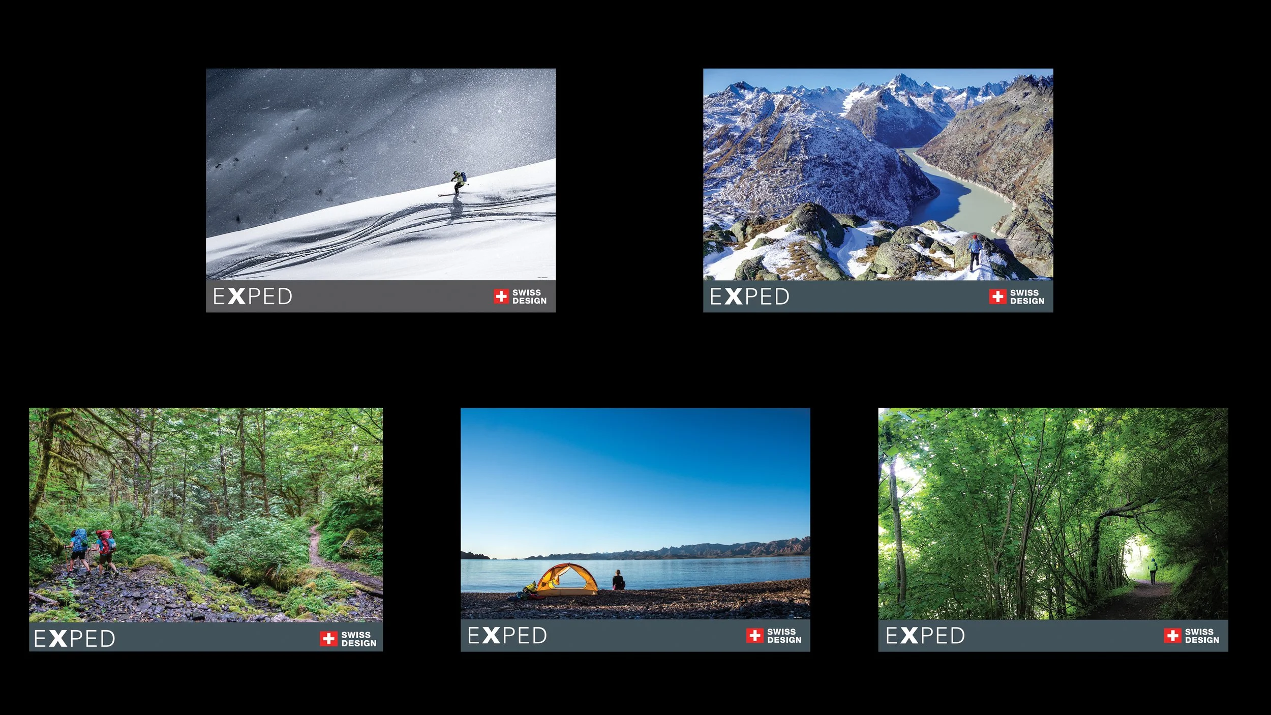 EXPED brand posters