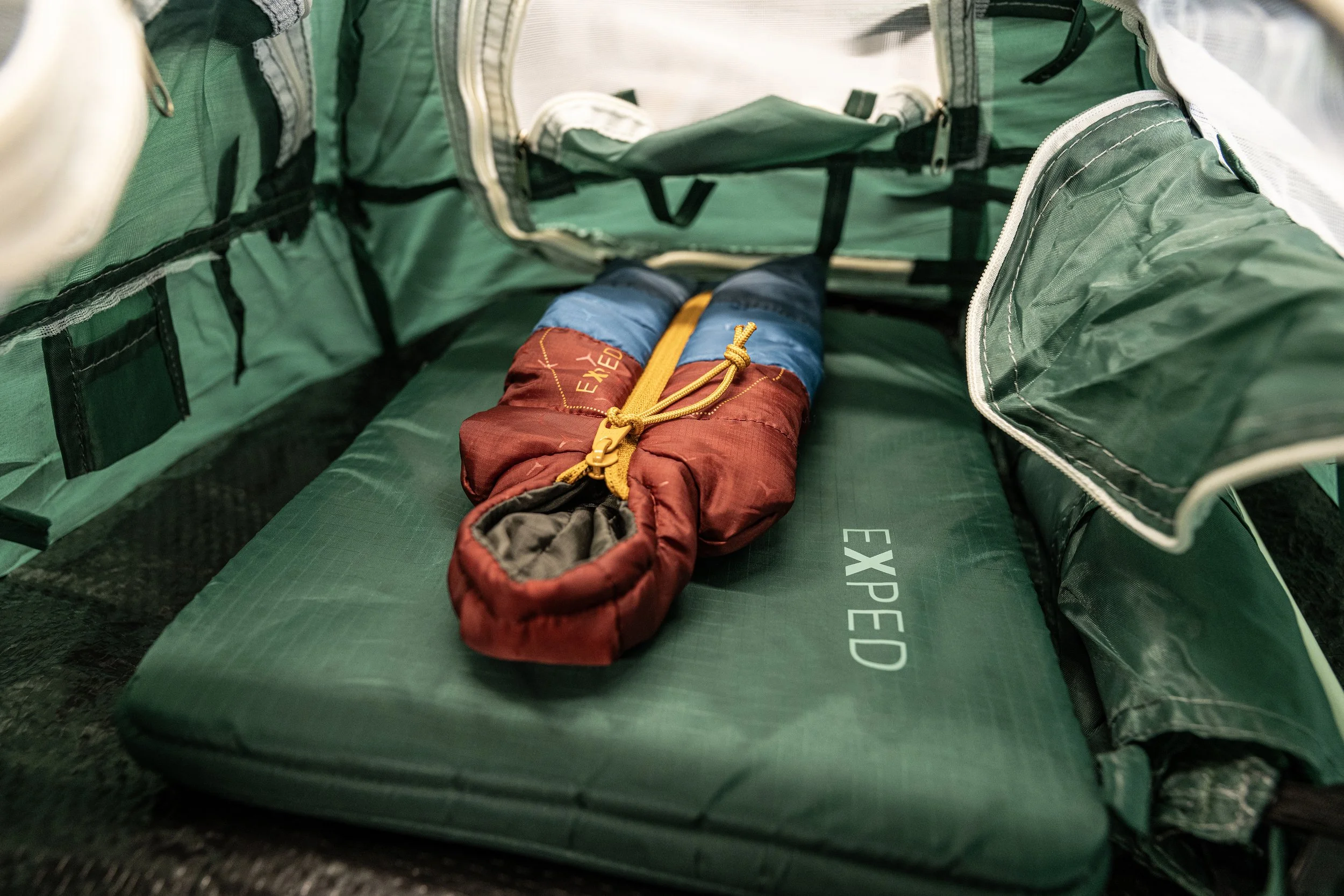 Tiny camp setup