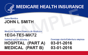 Image: Medicare health identification card